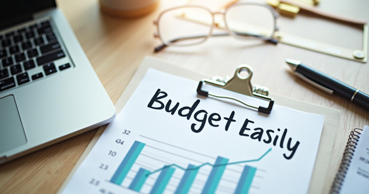 how to create a monthly budget easily